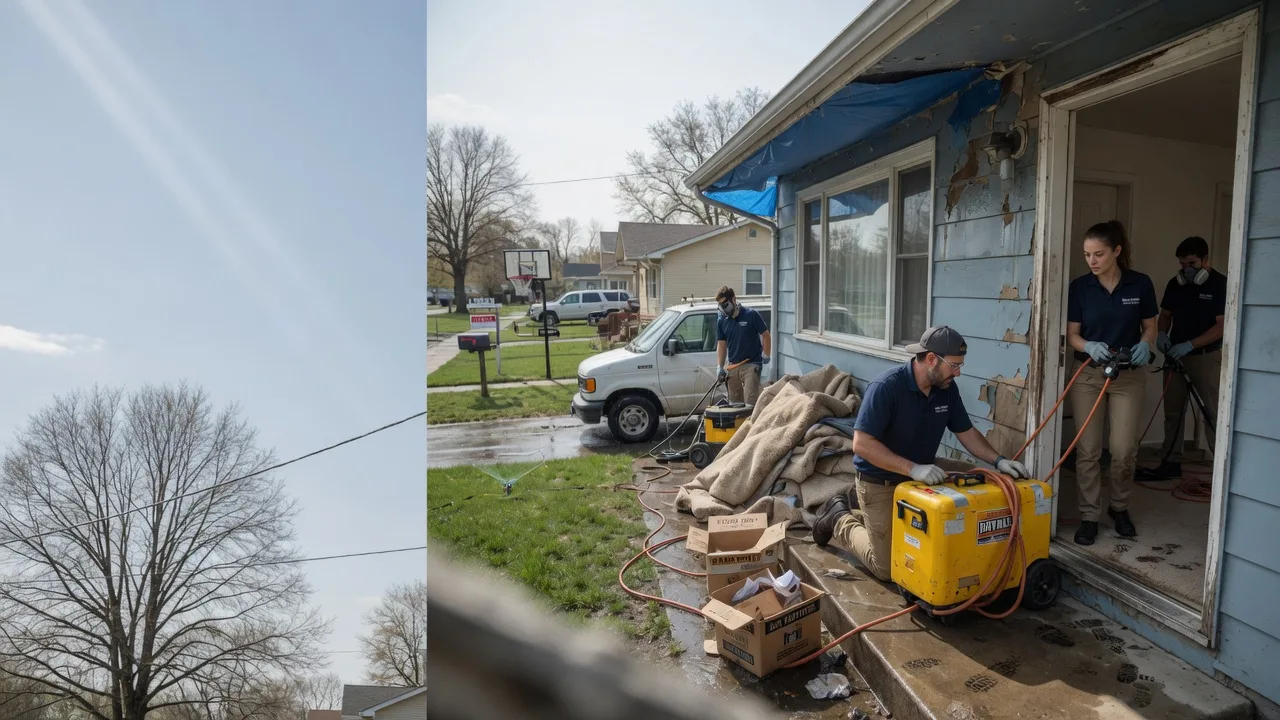 Basement Flood Cleanup in Gunter, TX near me